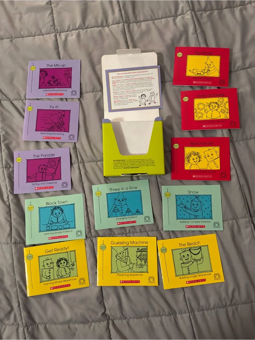 Scholastic My First BOB Books Pre-Reading Skills -12 Book Complete Set